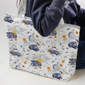 Millennium Falcon Patterns Star Wars Large Tote Bag