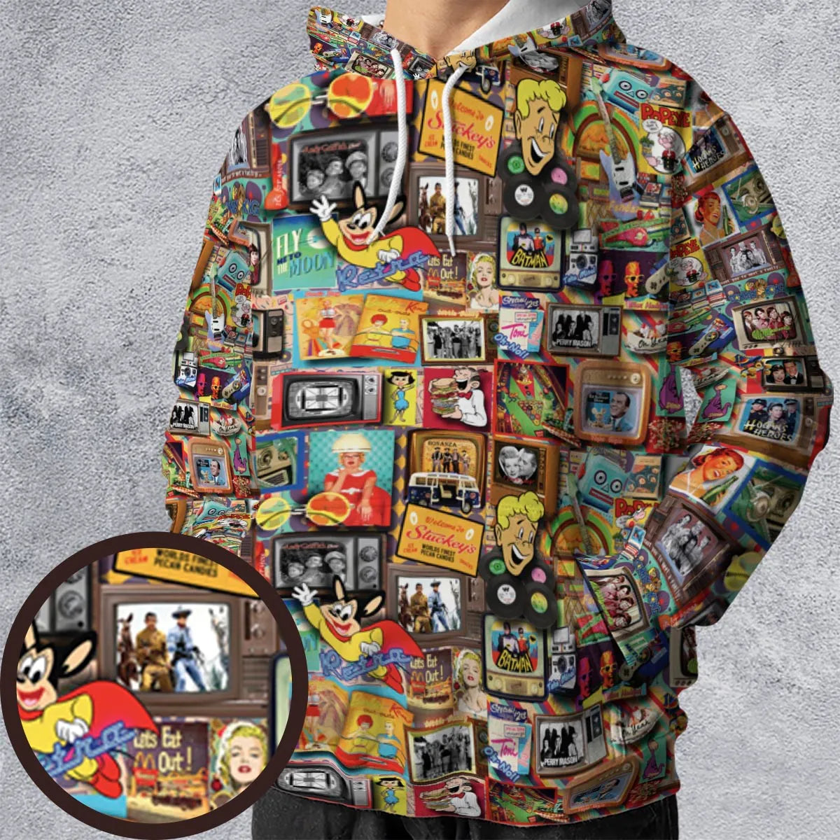 Memory Lane All-over Print Hoodie