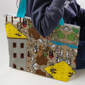 Where's Arthur Monty Python and the Holy Grail Large Tote Bag