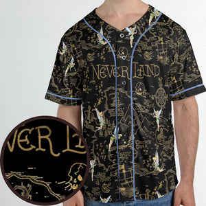 Finding Neverland Tinker Bell Unisex Baseball Jersey