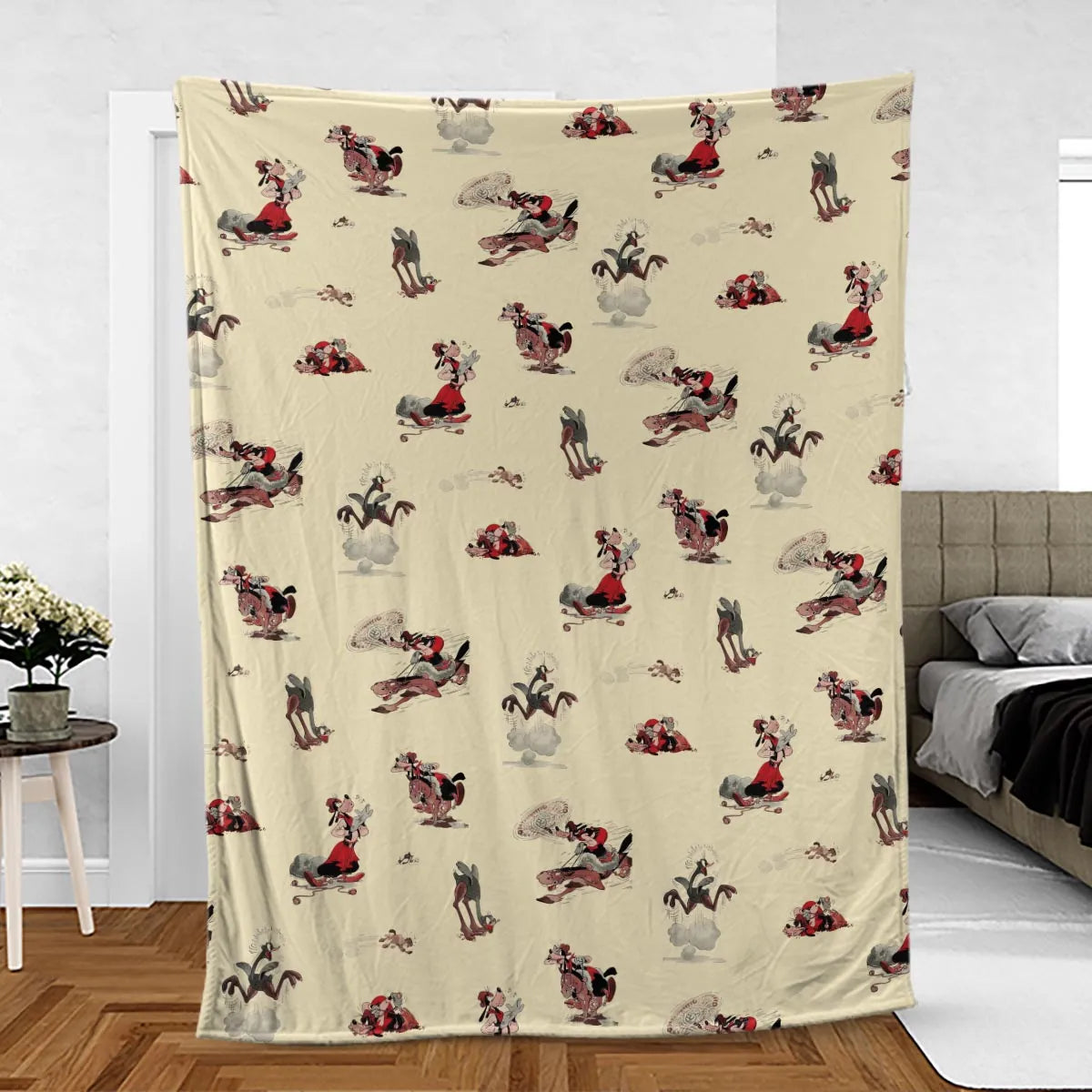 El Gaucho Goofy Fleece Blanket