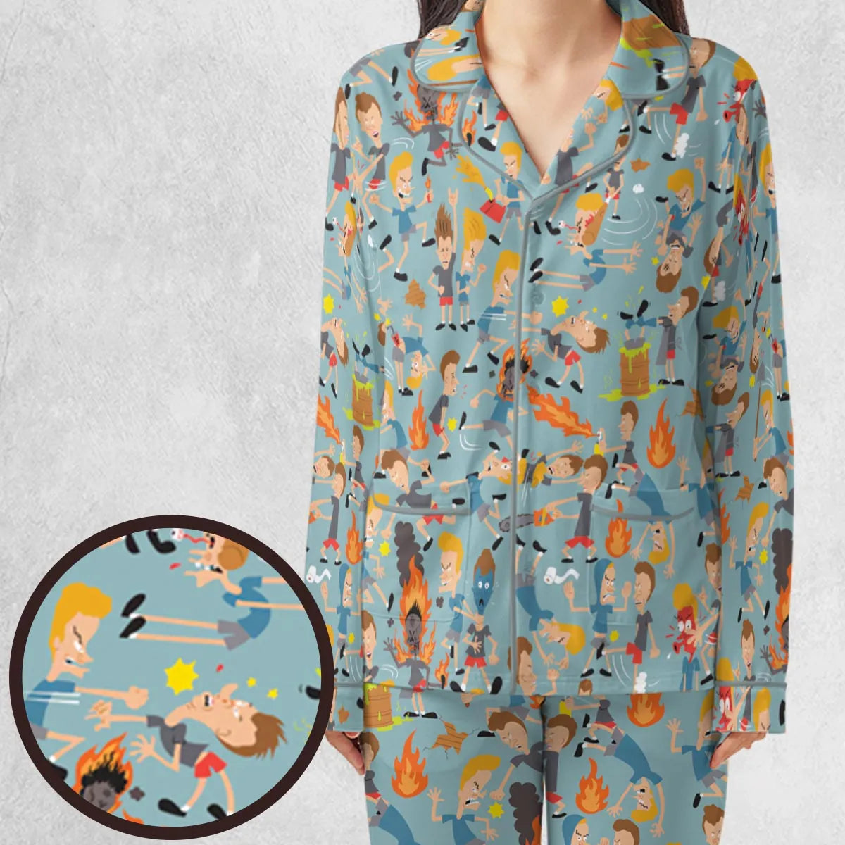 Beavis And Butt-Head Great Cornholio Pajamas Set
