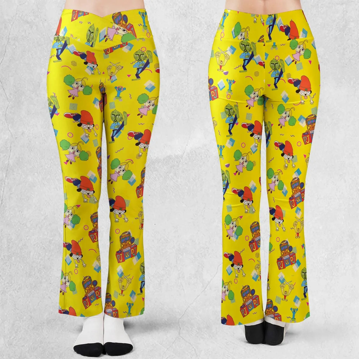 Parappa and Friends Flare Leggings