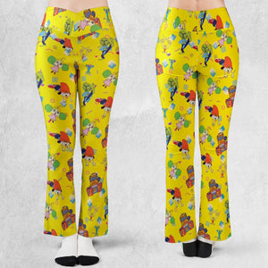 Parappa and Friends Flare Leggings