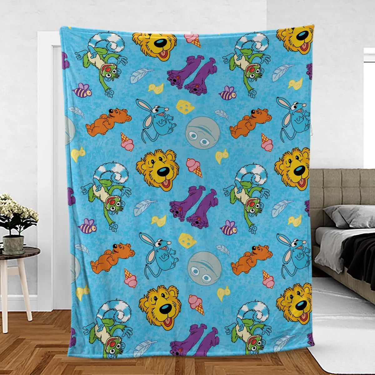 Bear in the Big Blue House Fleece Blanket