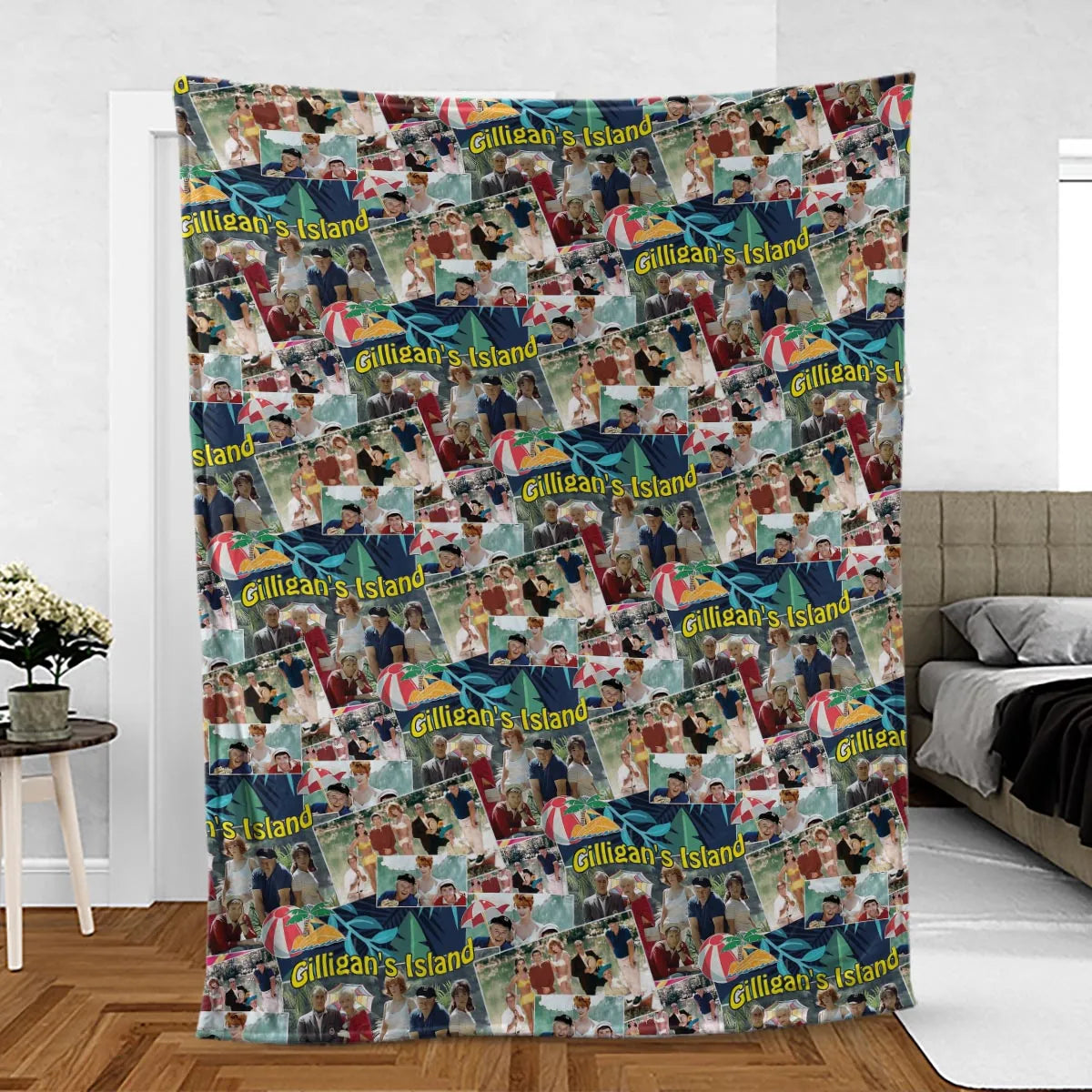 Island Time Gilligan's Island Fleece Blanket