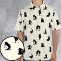 Bombay Cat Yoga Pattern AOP Men/Women Polo Shirt