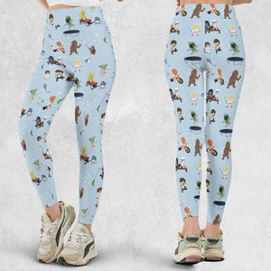 Go Fishing with Star Wars Characters Legging