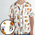 Retro Game Punch Out Unisex Baseball Jersey