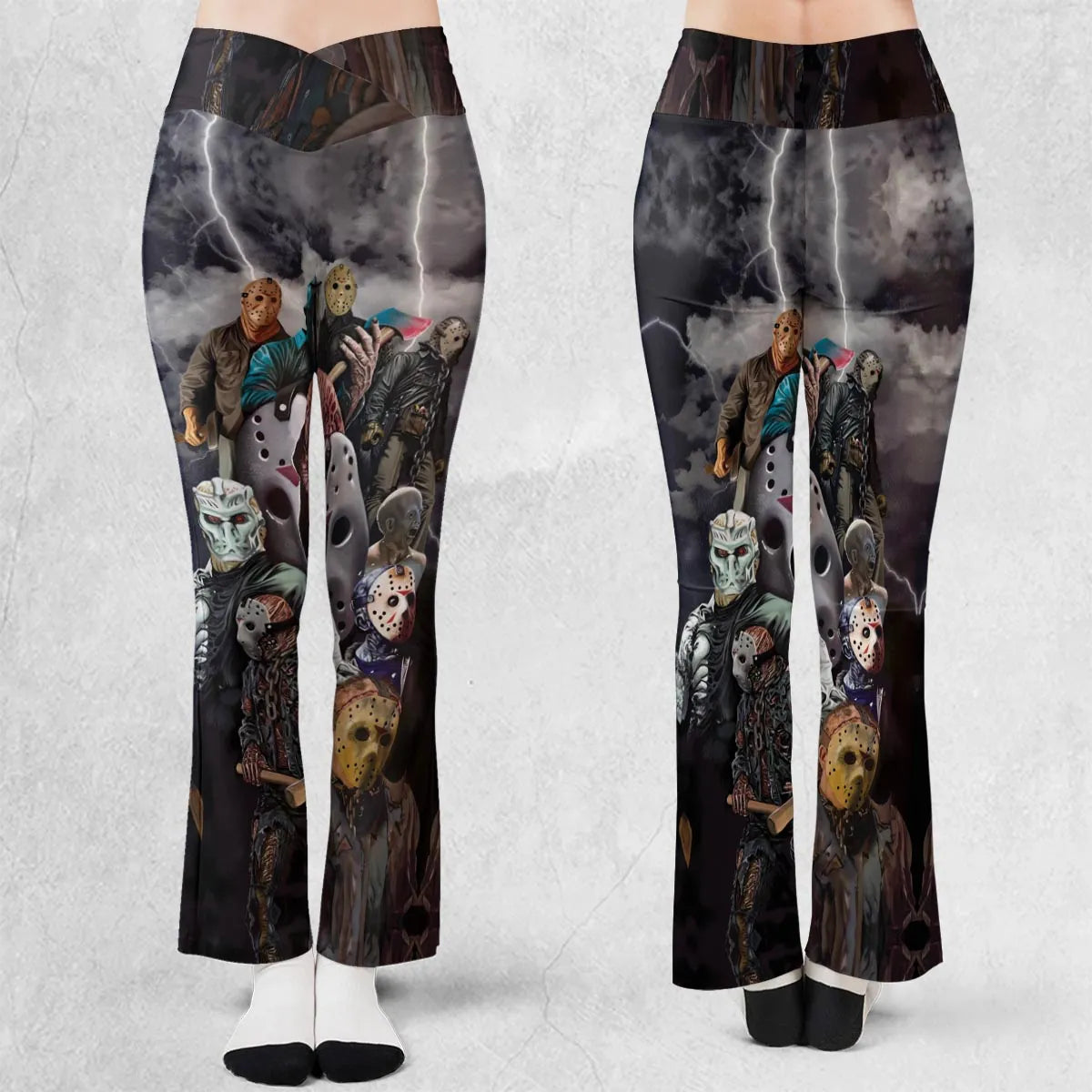 Jason Voorhees Evolution Flare Leggings