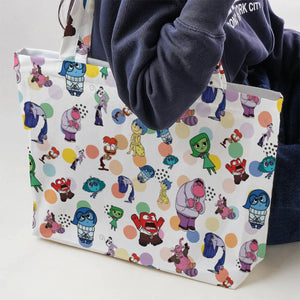 Emotion Characters Inside Out Large Tote Bag