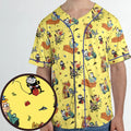 Moose And Squirrel The Adventures of Rocky and Bullwinkle Unisex Baseball Jersey