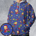 All-over Print Hoodie - STVPWXRM -  - 1