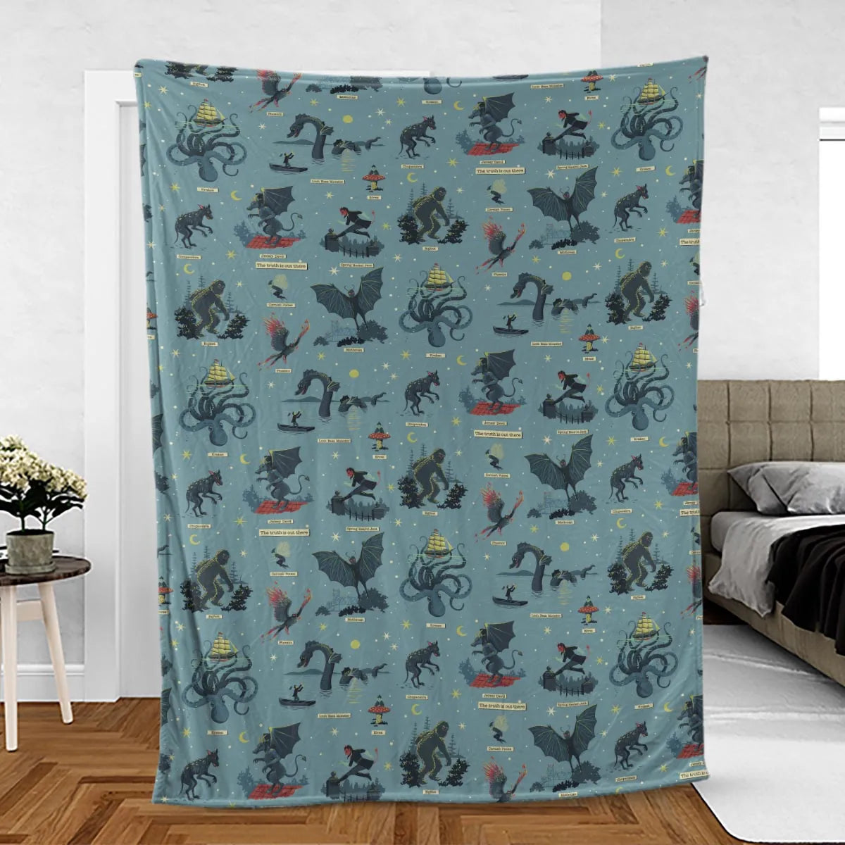 Paranormal Creatures Fleece Blanket