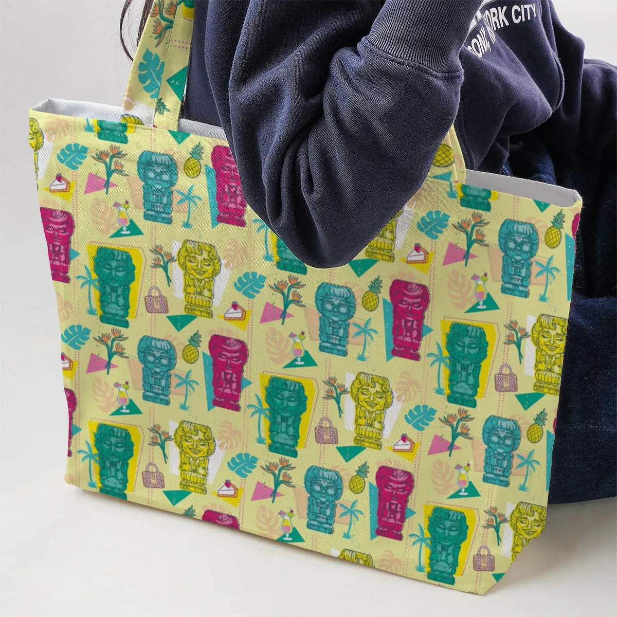 Golden Girls Tiki Shack Aloha Large Tote Bag