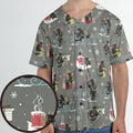 Unusual Christmas Krampus Unisex Baseball Jersey