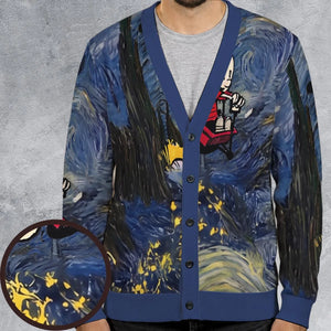 Classic Comics Calvin and Hobbes Cardigan
