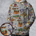Mushroom World Super Mario Worlds All-over Print Hoodie