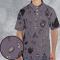 Welcome Foolish Mortals Haunted Mansion AOP Men/Women Polo Shirt