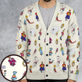 Schoolhouse Rock Characters Cardigan