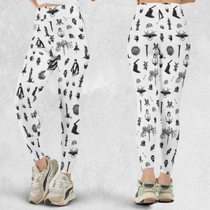 Nosferatu Pattern Legging