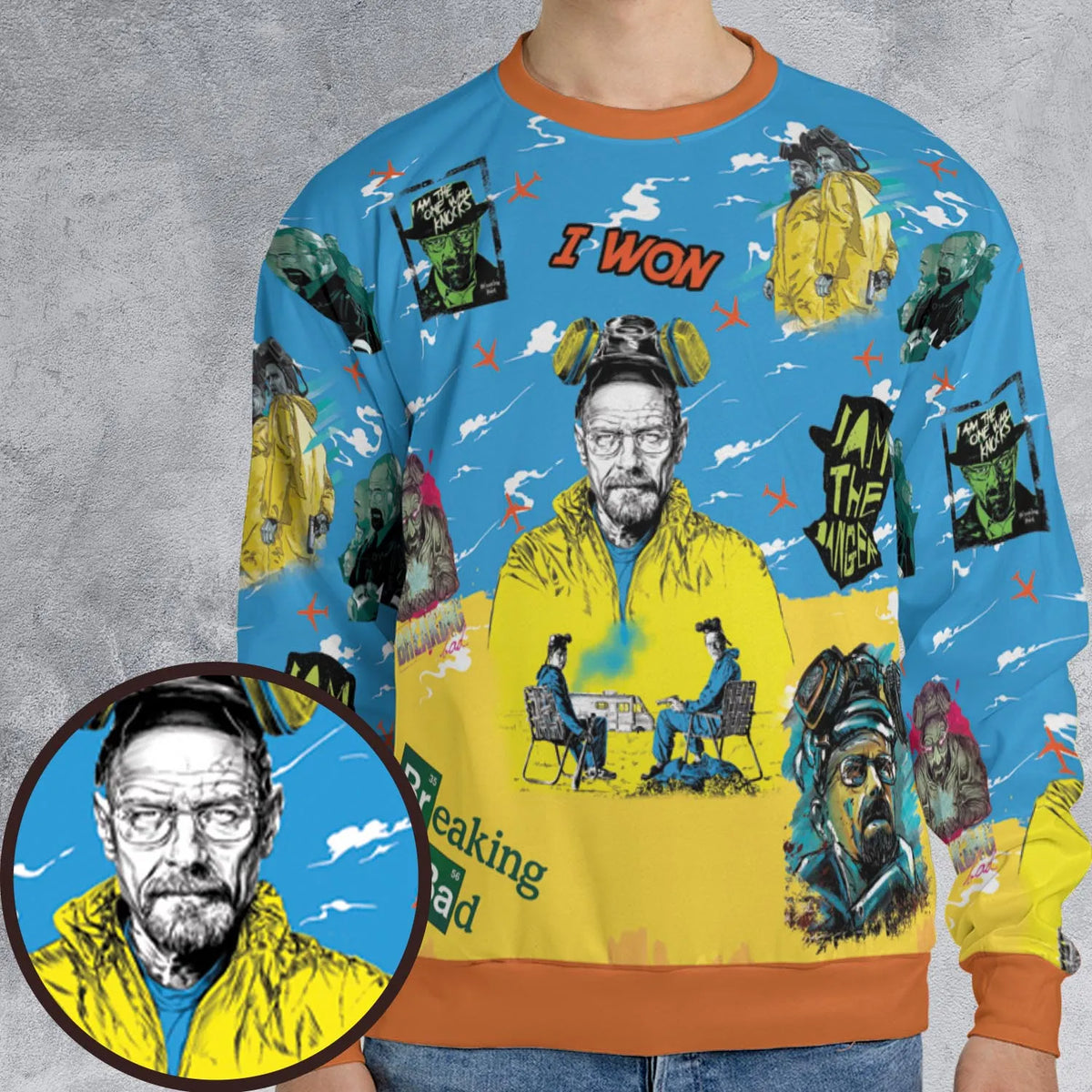 Cooking Meth Breaking Bad All-over Print Sweatshirt