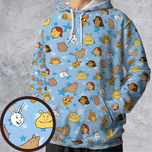 Arthur Characters All-over Print Hoodie