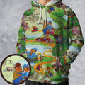 A Big Treehouse Berenstain Bears All-over Print Hoodie