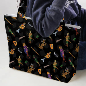 Dungeons & Mysteries Large Tote Bag