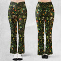 Grass Pokemon Patterns Flare Leggings