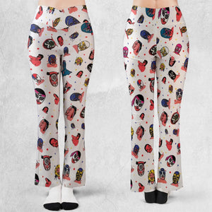 Lucha Libre Wrestling Flare Leggings