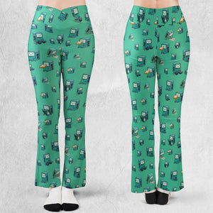 BMO World Adventure Time Flare Leggings