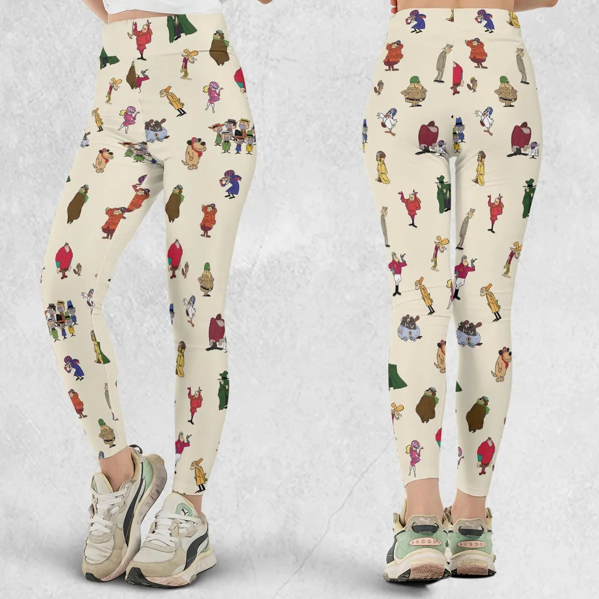 Wacky Races Characters Legging