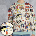Tintin Adventure Kuifje All-over Print Sweatshirt
