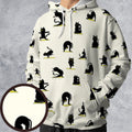 Bombay Cat Yoga Pattern All-over Print Hoodie