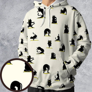Bombay Cat Yoga Pattern All-over Print Hoodie