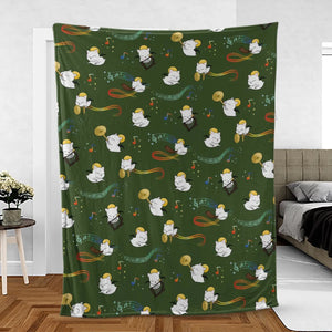 Moggle Music Final Fantasy Fleece Blanket