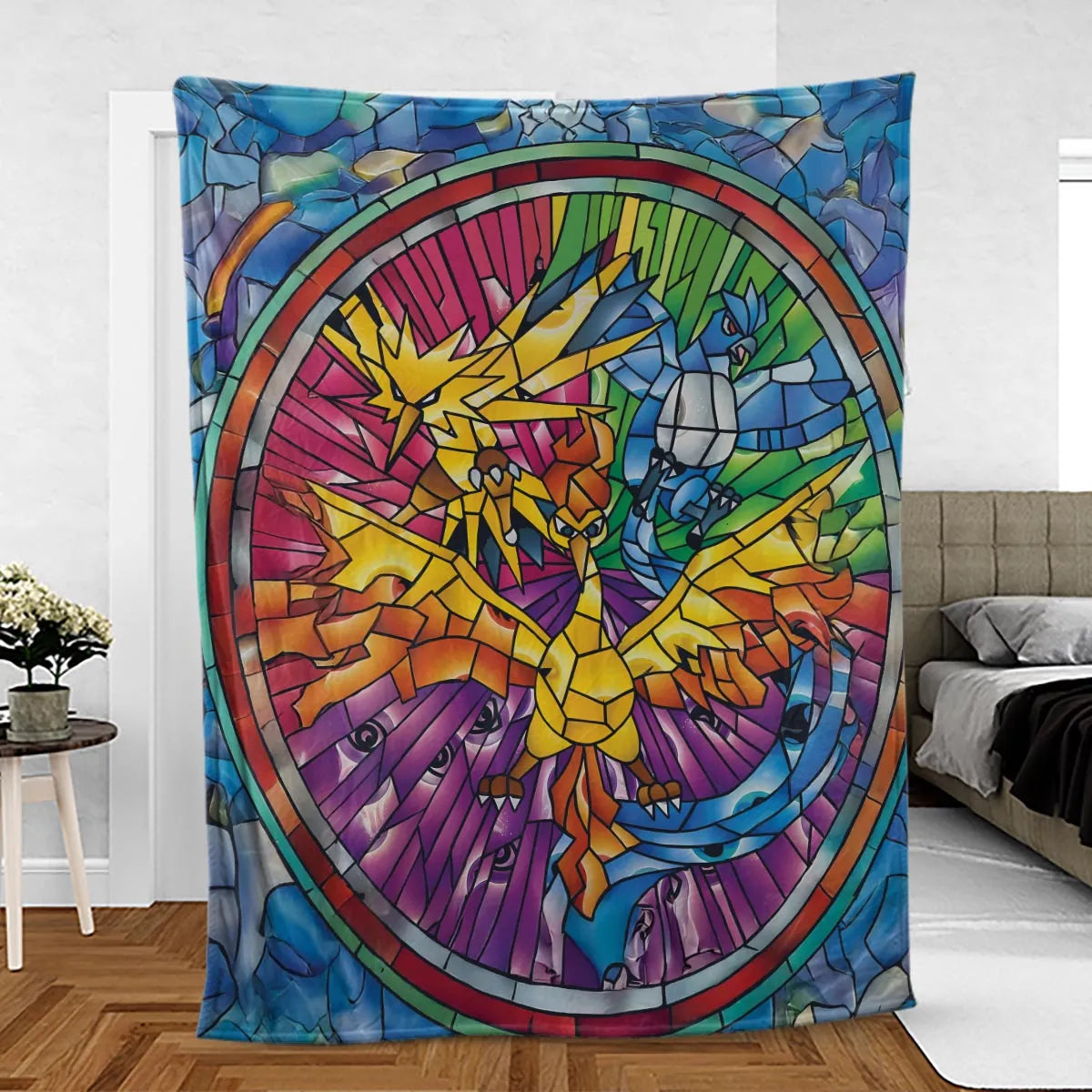 Legendary Birds Pokemon Fleece Blanket