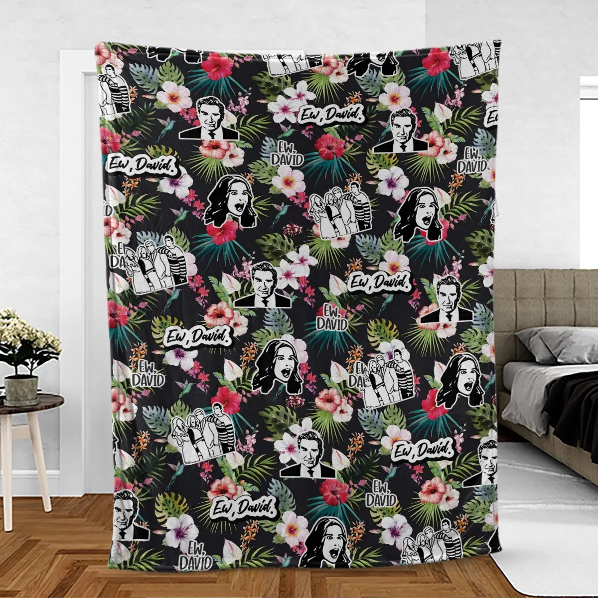 Schitts Creek Tropical Fleece Blanket