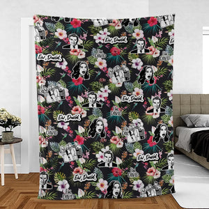 Schitts Creek Tropical Fleece Blanket