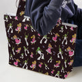 Disco Couple Kermit And Piggy The Muppet Show Large Tote Bag