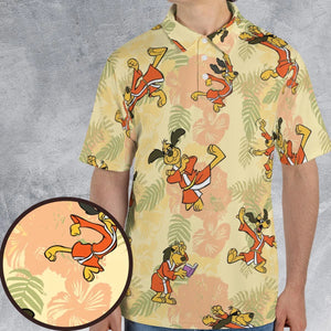 Kung Fu Dog Hong Kong Phooey AOP Men/Women Polo Shirt