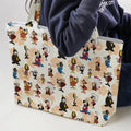 Nostalgia Underdog Characters Large Tote Bag