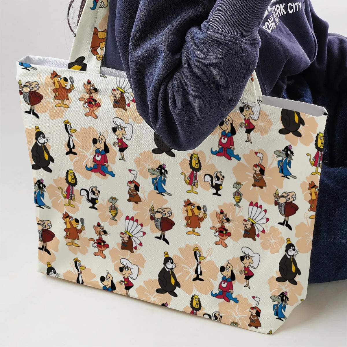 Nostalgia Underdog Characters Large Tote Bag