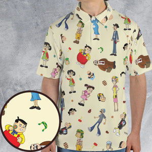 El Chavo Cartoon Characters AOP Men/Women Polo Shirt