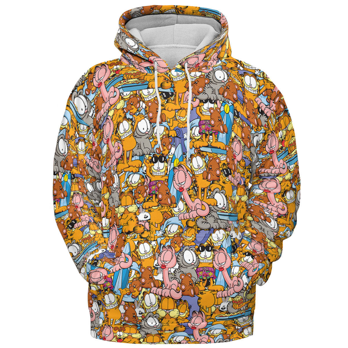 Garfield and Friends All-over Print Hoodie