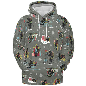 Unusual Christmas Krampus All-over Print Hoodie