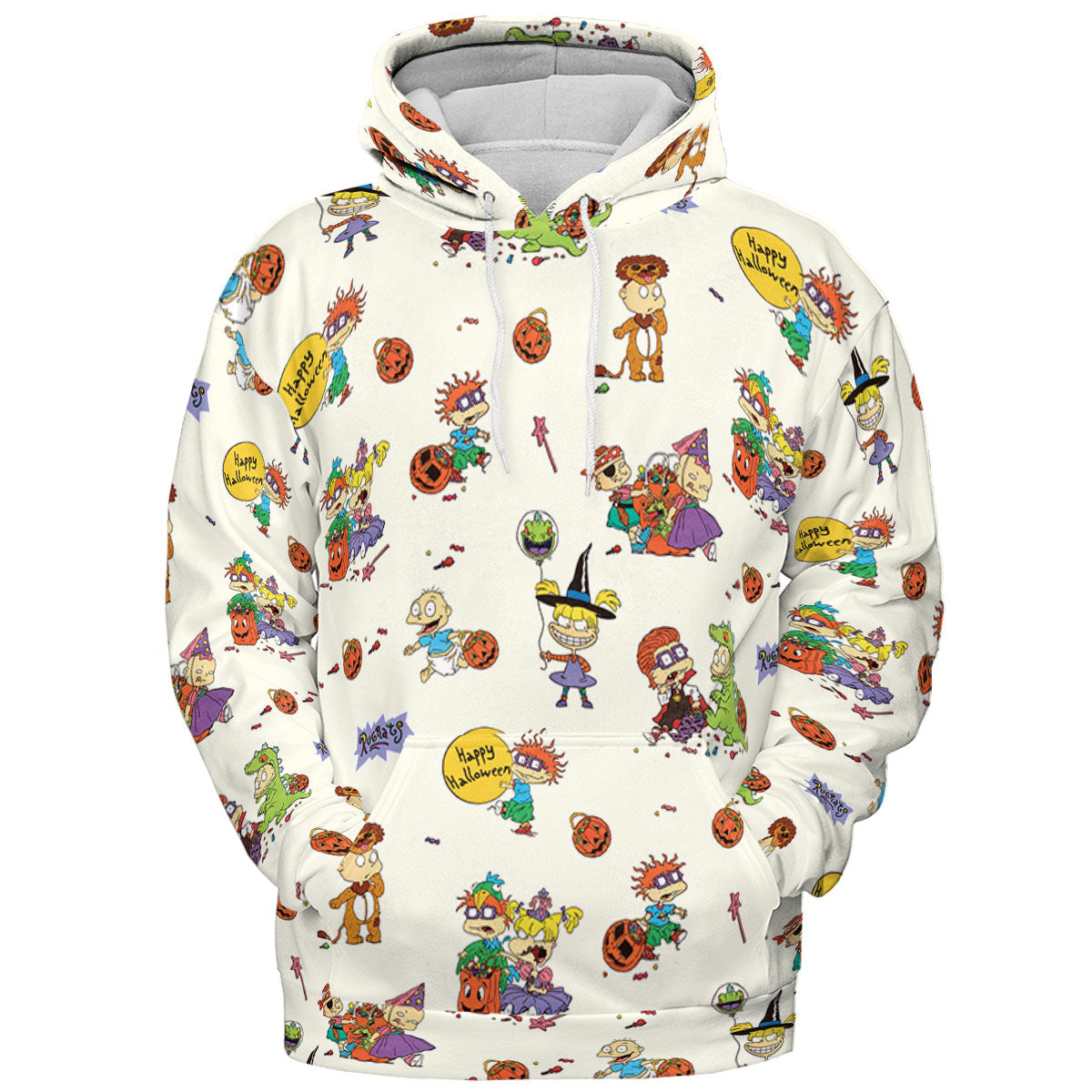 Rugrats Happy Halloween Pattern All-over Print Hoodie