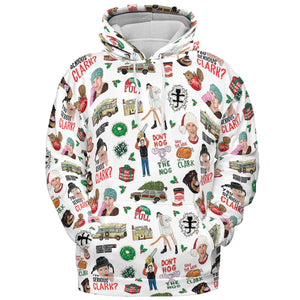 National Lampoon's Christmas Vacation Pattern All-over Print Hoodie