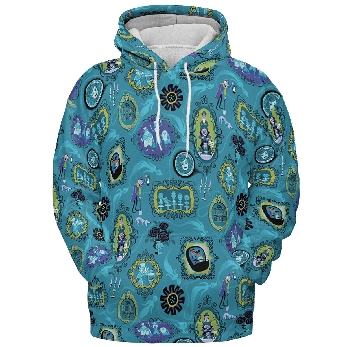 Haunted Mansion Pattern All-over Print Hoodie